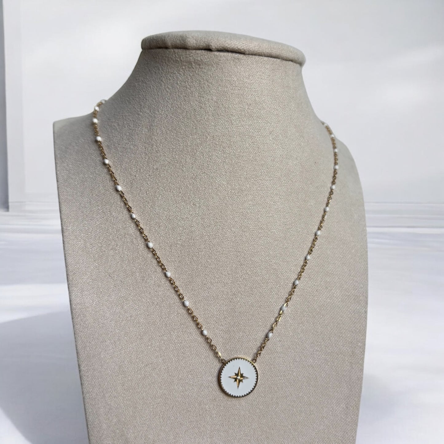 Collier - Star Blanc