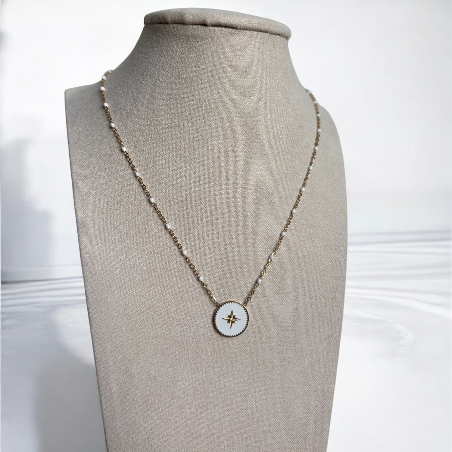 Collier - Star Blanc