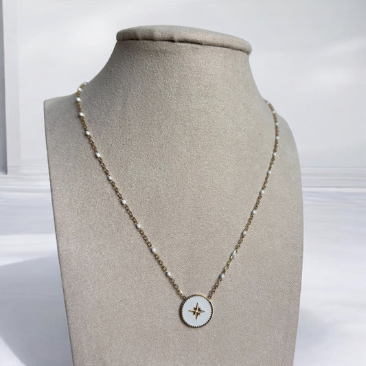 Collier - Star Blanc