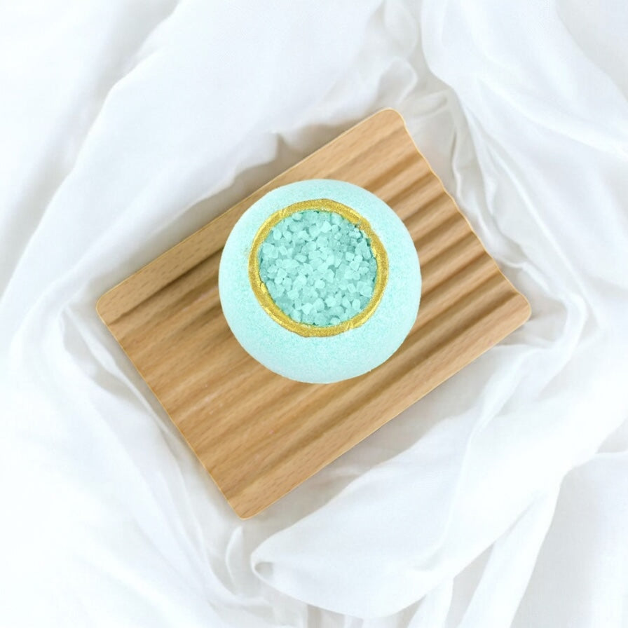 Bombe de Bain garnie de Sels de Bain - Monoï
