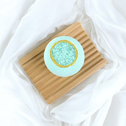 Bombe de Bain garnie de Sels de Bain - Monoï
