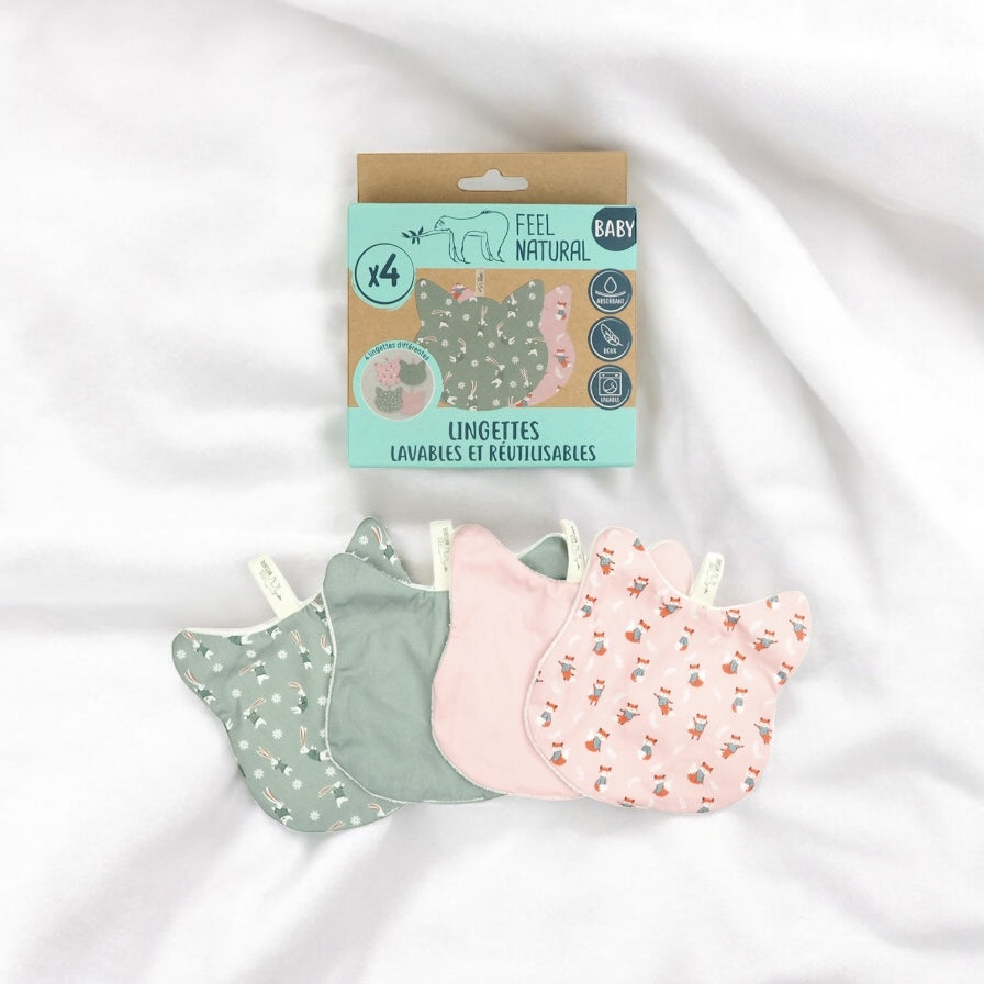 Lingettes Réutilisable - Cat