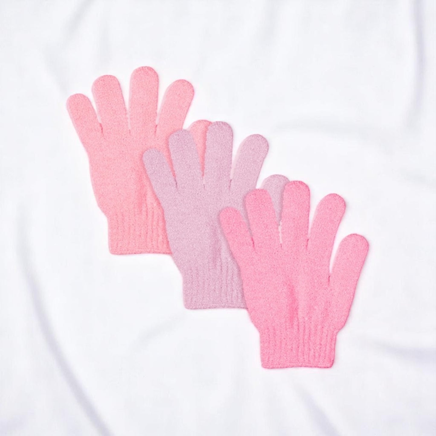 Lot - 3 Paires Gants Exfoliants