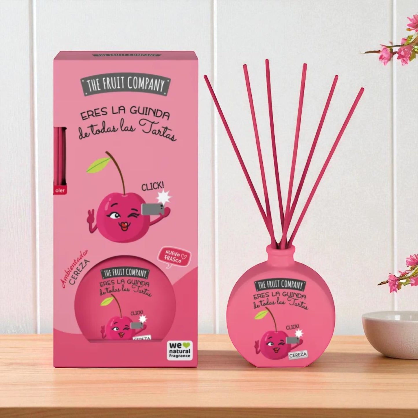 Mikado d’Ambiance - Cerise 🍒✨